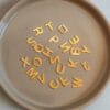 20504 - Dije Letras acero