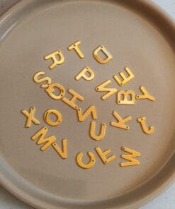 20504 - Dije Letras acero