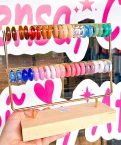 Alternative view of 80035 - Zarcillos de resina