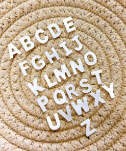 20399 - Dije letras nácar