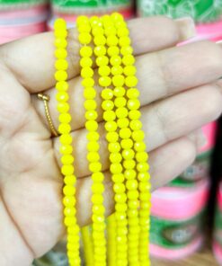 Tira cristal murano #4 amarillo - 70008