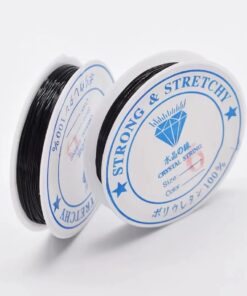 Nylon elástico #0.80 negro - 40020