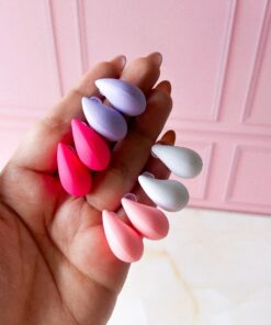 Alternative view of 80036 - Zarcillos Gota de resina mate