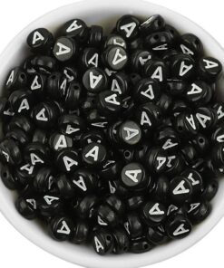 50017 – Letras negras con blanco (A) y (M)