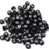 50004 - Letras negras surtidas