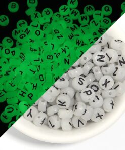 50007 - Letras que brillan en la oscuridad surtidas