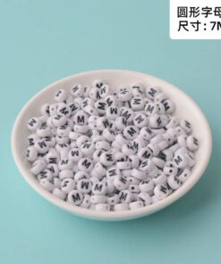 50014 - Letras blancas con negro (A) y (M)