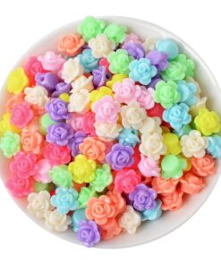 50023 - flor acrílica pasadora colores surtidos