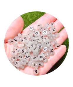 50042 - Números acrílicos brillantes  surtidos