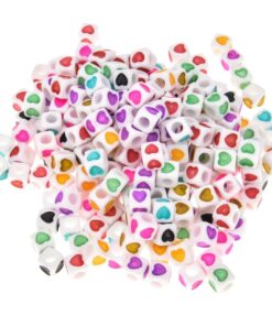 50056 - Letras acrílicas cuadradas colores surtidos