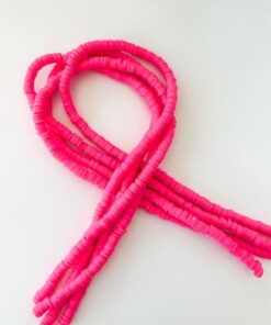 70002-6 - Tira de pucca/fimo #6 Fucsia