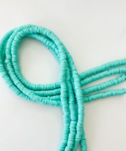 70002-16 - Tira de pucca/fimo #6 Turquesa