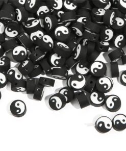 70010-10 - Tira de pucca/fimo ying yang