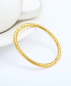 41069 - pulsera acero dorada