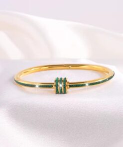 41034 - Pulsera Acero Verde