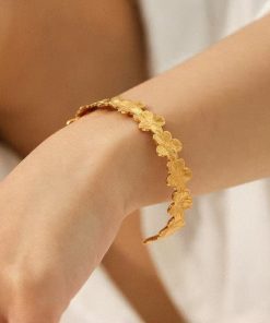 41071 - Pulsera Acero multi flor