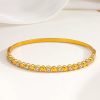 41074 - Pulsera dorada Acero