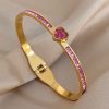 41078 - Pulsera dorada Acero elastica