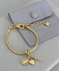 41070 - pulsera virgen corazón cruz