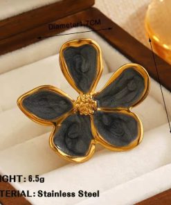 30080 - Anillo Acero ovalado