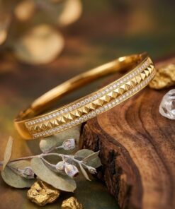 41008 - pulsera acero con cristales