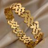 41124 - Pulsera acero dorado