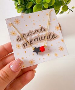 21081 - Collar Armado azabache estrella