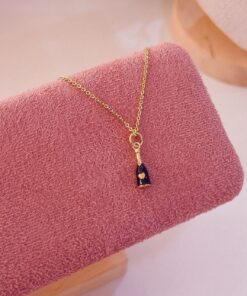 20194 - Collar armado botella negra