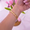 41160 - Pulsera acero dorada