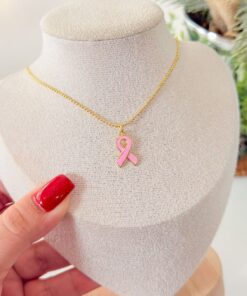 20057 - Collar armado lazo rosado