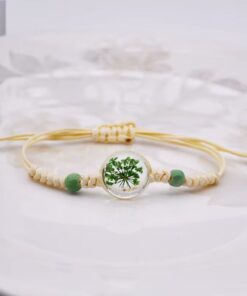 41005-2 Pulsera esfera verde