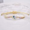41005-5 Pulsera esfera multicolor