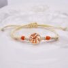 41005-6 Pulsera esfera naranja