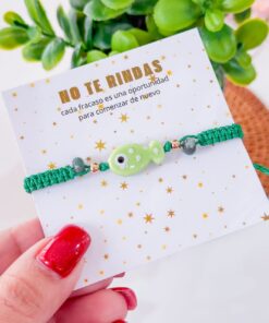 41020 - Pulsera hilo pez verde