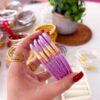 40201-8 Set 5 pulseras morado