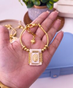 41007-4 Pulsera pandora escapulario