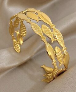 41017 - Pulsera acero dorada