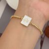 41177 - Pulsera FE cuadrado con balines