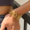 41167 - Pulsera acero dorada SOL