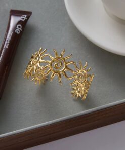 Alternative view of 41167 - Pulsera acero dorada SOL