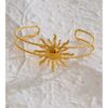 41166 - Pulsera acero dorada SOL