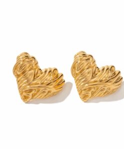 80009 - Zarcillo Acero abstracto