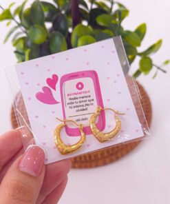 80157 - Candonga acero dorado en V