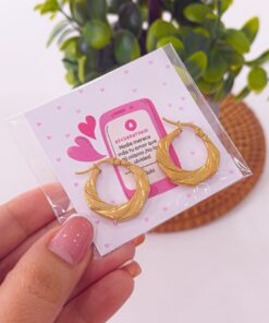 80169 - Candonga acero dorado remolino