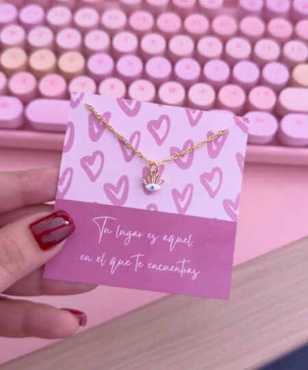 20047 - Collar armado ojo con pestañas