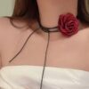 21017 - Collar corbatin flor