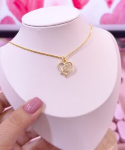 20175 - Collar armado corazon Fe