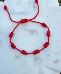 41049 - Pulsera Hilo rojo 7 nudos
