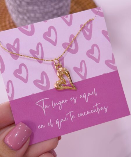 20216 - Collar armado silueta corazon