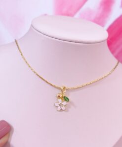 20134 - Collar armado flor 5 petalos